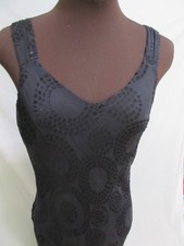Vtg Jonathan Martin Silk Bias Cut V Back Cocktail Dress, Handkerchief Hem Sz 12