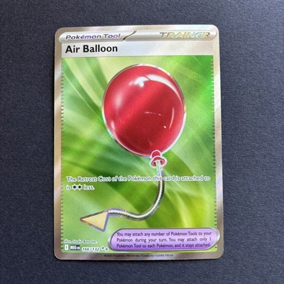 Pokémon TCG Luftballon Karte 166/132 Mega Evolution Series Full Art
