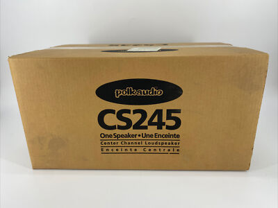 Polk Audio CS245 Center Channel Speaker - Black AM0245-A NEW OLD STOCK SEALED