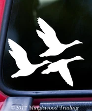 Flying Geese Vinyl Decal | Waterfowl Bird Canada Geese | Die Cut Sticker