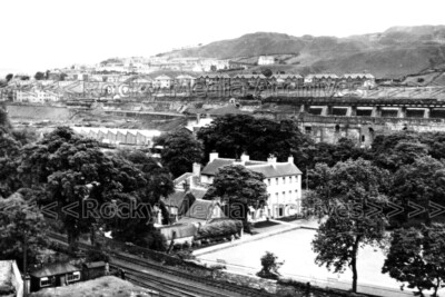 Fhj-87 General View From Childrens Park, Ebbw Vale, Wales. Photo