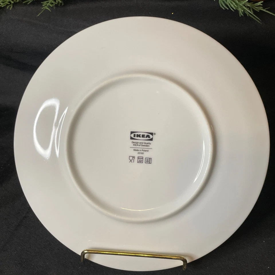 Platos de cena de porcelana verde amarillo IKEA Gloedande Eyes Van Beirendonck años 90 Foto 3 de 4