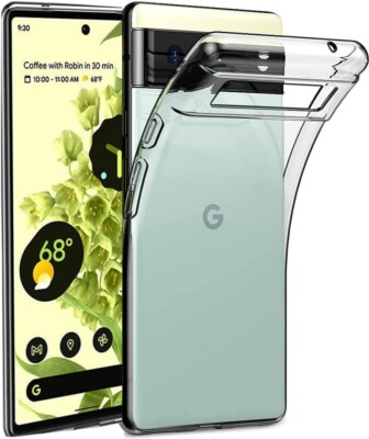 TPU Silikon Klar Gel Handy Hülle Cover passend für Google Pixel 6 Case Cover TPU Gel