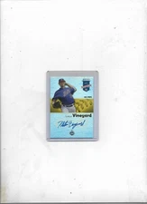 NATHAN VINEYARD 2008 TRI-STAR PROJECTIONS BASEBALL FOIL AUTOGRAPH SERIAL #12/25