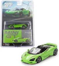 McLaren 750S Spider Mantis Green LHD 1/64 Scale Model By Mini GT MGT00783-P12