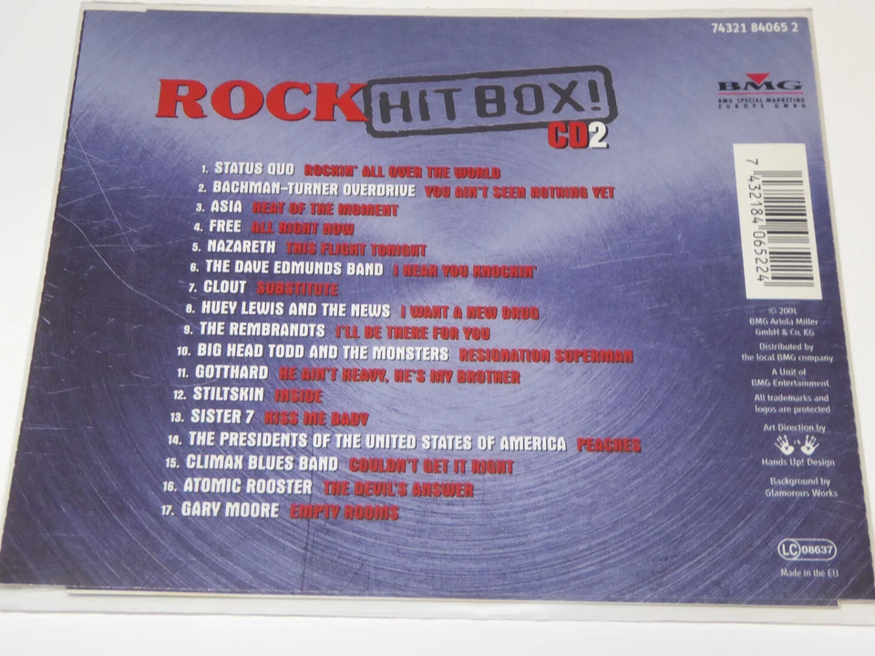 VARIOUS : Rock Hitbox CD2  > EX (CD) - Bild 3 von 3