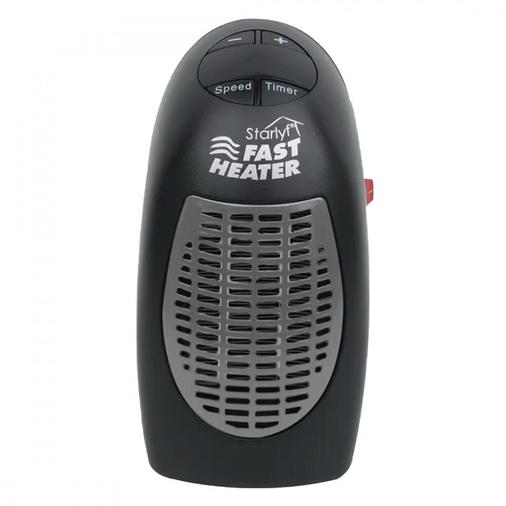 Mini radiateur électrique portable 400W soufflant céramique pour prise murale