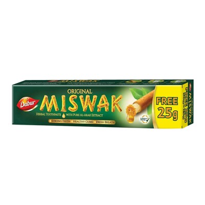 Dentifrice Dabur Miswak Pour Dents Sensibles - Lot De 6 Tubes 75g - Neuf