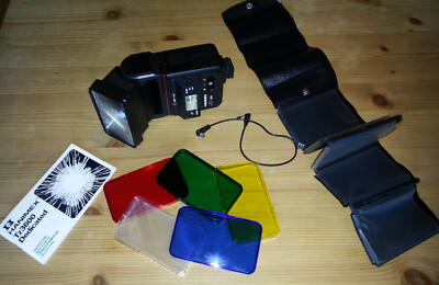 Hanimex Tz3600 Dual Blitz, Blitzgerät, Aufsteckblitz, Mittelkontakt