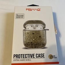 Primo Protective Case for Apple Airpods Series 1 and 2 Liquid Glitter