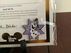 Disney movie club exclusive pin with certificate of authenticity olaf frozen — photo 2
