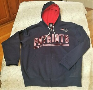 new england patriots full zip hoodie