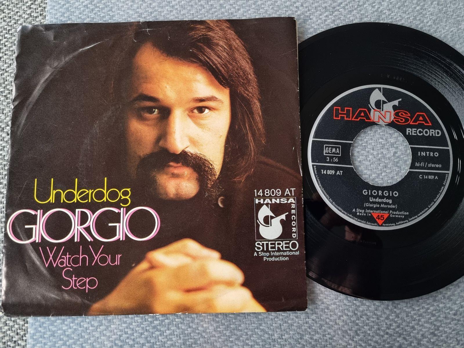 7"" Single Giorgio Moroder - Underdog Vinyl Germany