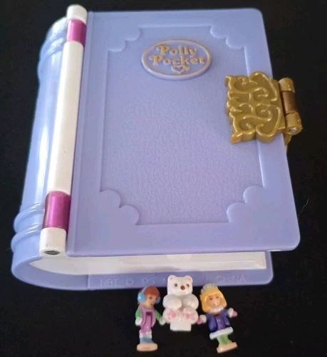 Polly Pocket 1995 Sparkle Snowland Enchanted Storybooks Almost Complete 