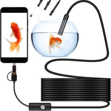 1M USB Endoskop Kamera 5,5mm LED HD Inspektion Wasserdicht Android Handy Retoo