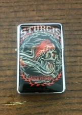 Brand New Star® Refillable Design Emblem Flip Top Lighter Skulls Fast Ship!!