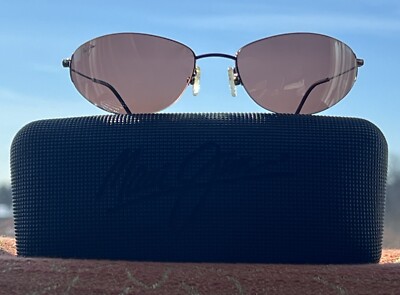 Maui Jim Roundabout MJ 509 23 - Rimless & No Revits - Titanium