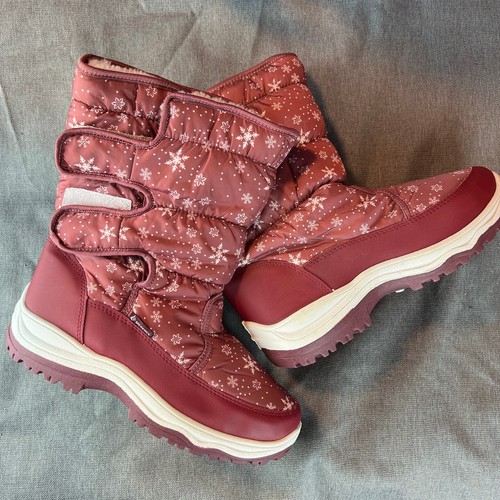 Womens Wide Winter Boots Womens Snow Boot Nylon Tall Winter Snow