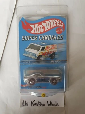 Hot wheels 1/64 🇨🇵 Super Chromes, 4 of 4 Bye Focal, Edition Numéroté - Photo 1/4