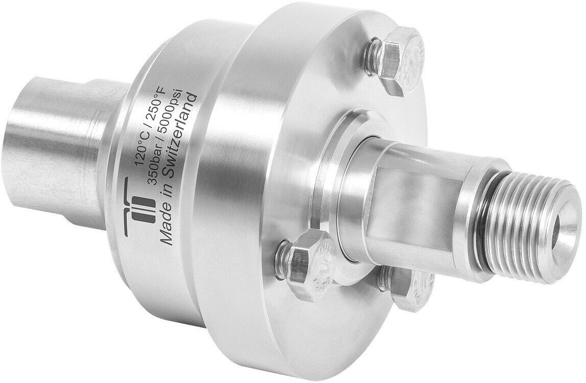 Mosmatic DYCI 55.163 Surface Cleaner Swivel 3/8" F-NPT x G3/8" M 5000 PSI SS