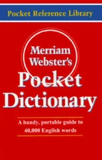 Merriam-Webster's Pocket Dictionary (Pocket Reference Library) - GOOD