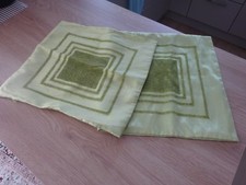 2 grüne Hüllen für Sofakissen  ++ mit Reißverschluß ++ ca. 38 x 38 cm (52)