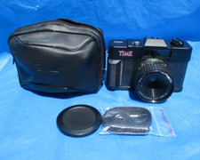 TIME 35 MM FILM Camera -Optical Glass Lens -RetroRARE Promo W/box Movie Prop Vtg