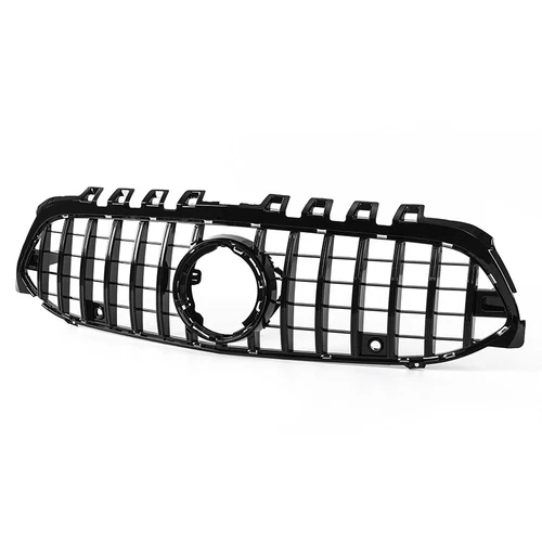 Front Grill Grille Black Panamericana Gt Style 2018+ for Mercedes a Class W177 - Picture 2 of 11