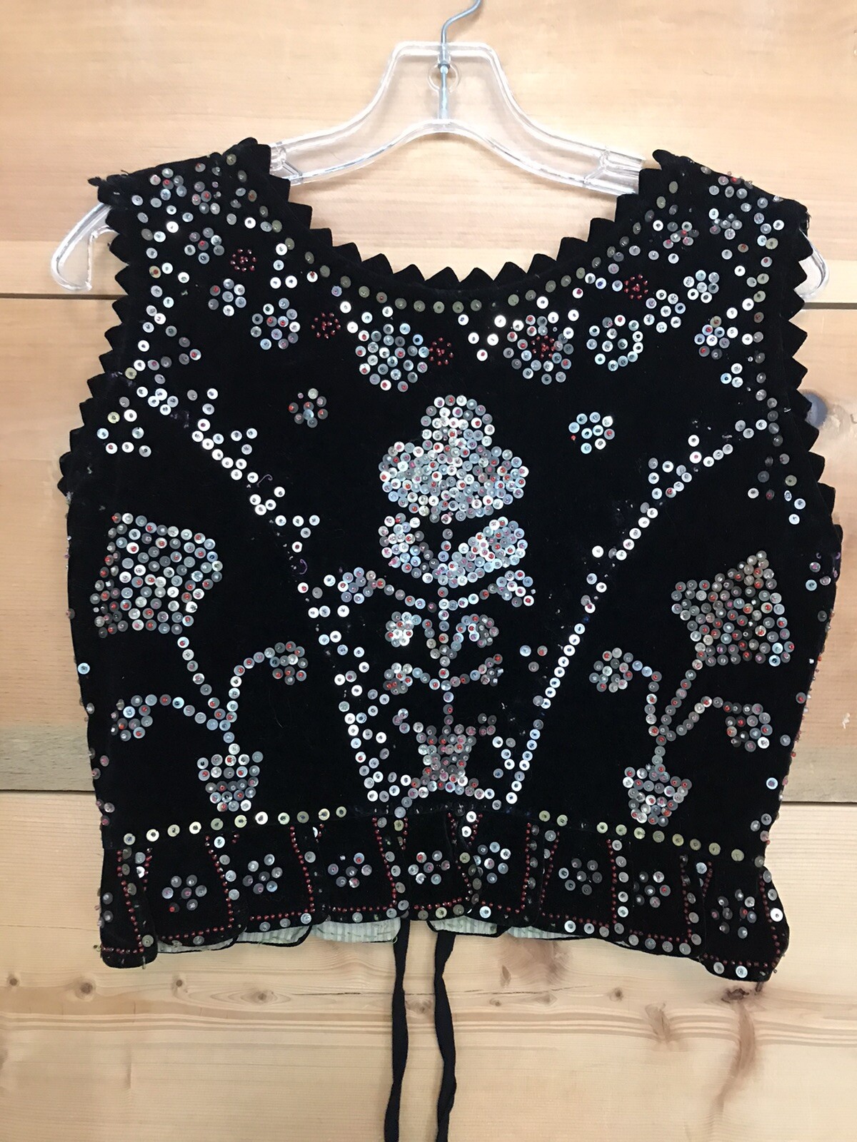 vintage beaded vest Gem