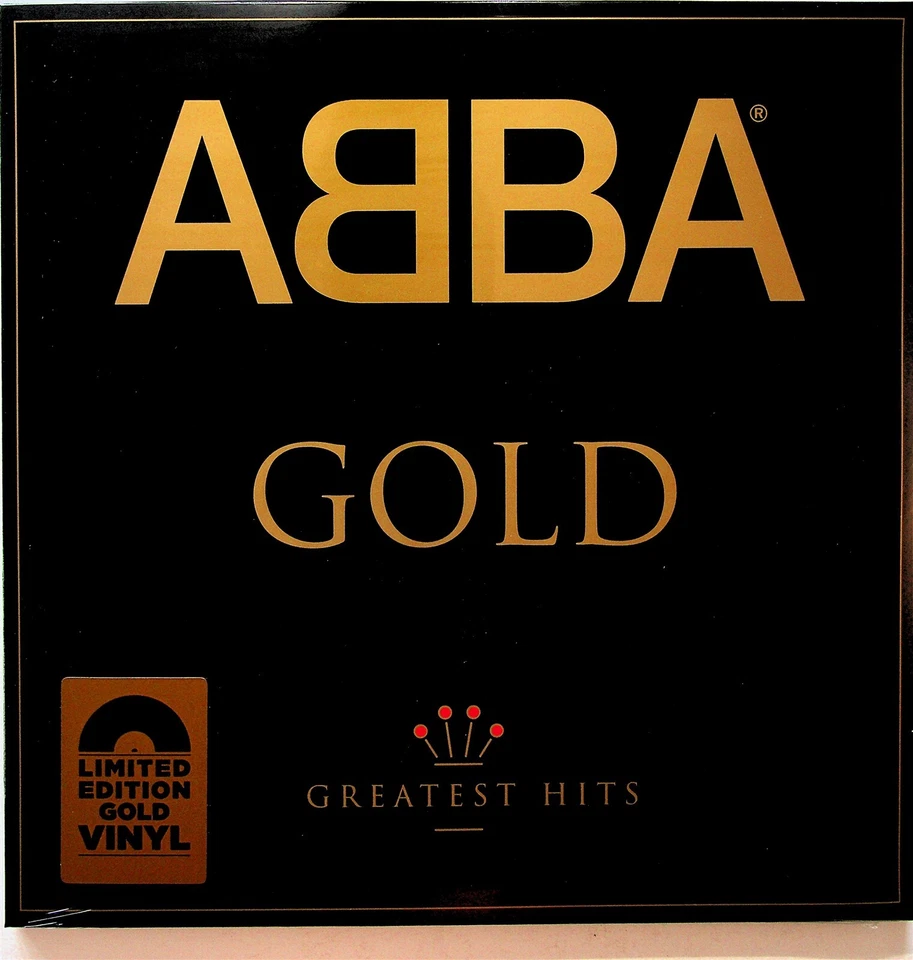 ABBA- Gold, The Greatest Hits COLOURED Vinyl 2-LP (NEW) Best of Compilation - Image 2 of 3