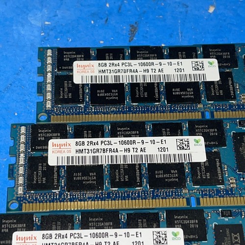 24GB (8GBX3) Hynix 8GB PC3-10600 DDR3-1333 Memory HMT31GR7BFR4A-H9 - Picture 3 of 3
