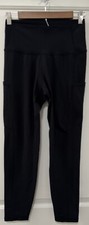 Yunoga Yoga Pants Ultra Soft High Waist Athleisure Active Exercise Black L
