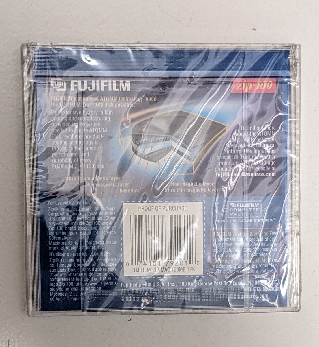 FUJIFILM zip 100MB MACフォーマット 10枚 UNOPENED NEW SEALED Fuji Film 100 MB Mac Formatted Zip Disk | eBay