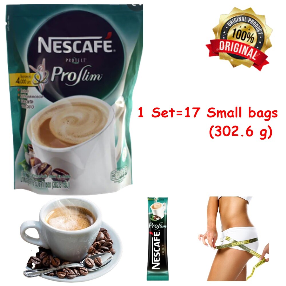 Coffee Instant Nescafe Proslim Protect 3 in 1 Slim Diet Fiber No Fat 17