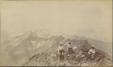France, Luchon, Le Port de Venasque sur le Pic de Sauvegarde, 1908, Vintage citr
