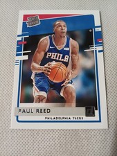 2020 PAUL REED DONRUSS RATED ROOKIE CARD RC PHILADELPHIA 76ERS DEPAUL