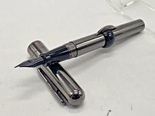 Conklin Mark Twain Gunmetal Crescent LTD ED (1898) FP - M Nib