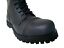 thumbnail 39  - Boots &amp; Braces Black Matt Rangers 8 10 14 Hole Loch Punk Skinhead Biker Stiefel