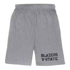 Valdosta State University Blazers VSU NCAA College Fleece Distressed Shorts