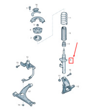 AUDI Q3 8U Front Gas Shock Absorber 5N0413031AT NEW GENUINE