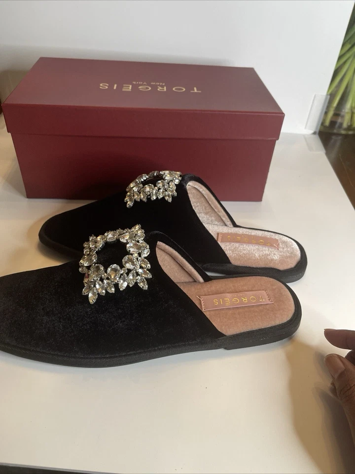 Toboganes Torgeis Pippi para mujer talla 10 - negros Foto 2 de 4