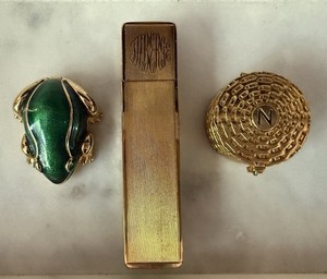 Vintage Perfume Compacts: Norell, Estée Lauder, Faberge-Rare