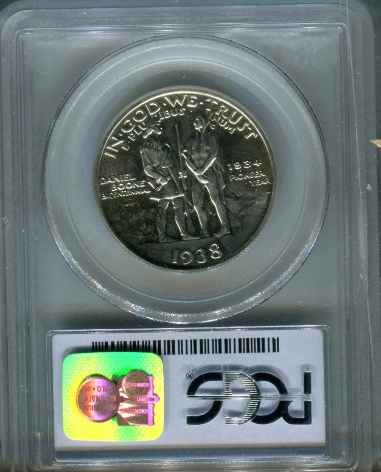 1938 Boone Commemorative Half graded MS64 by PCGS - Image 2 of 4