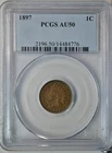 1897 Indian cent, PCGS AU50