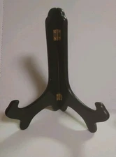9"  Folding Wooden Plate Stand Hinged Display Easel for Photo, Frame & Platter