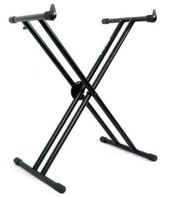 Rockville Double X Braced Keyboard Stand+Push Lock For M-Audio Keystation 88