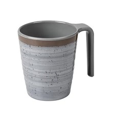 Bo-Camp Halo Tasse, 400ml, 4er-Set, grau