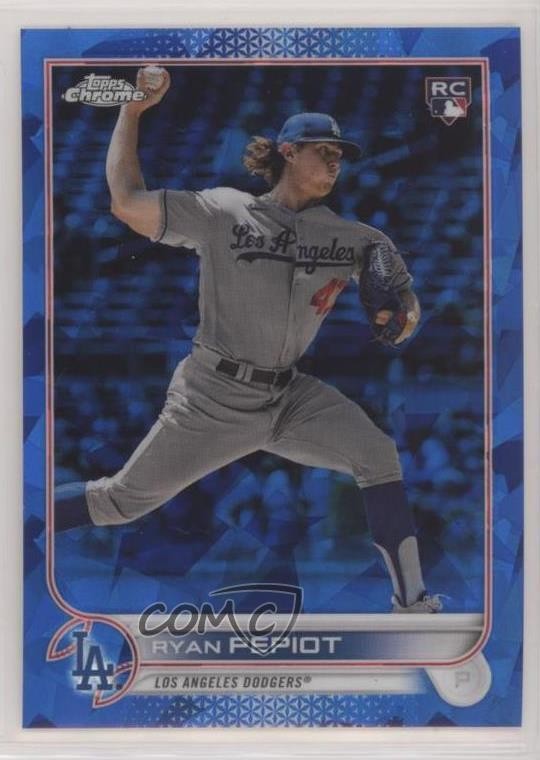 2022 Topps Chrome Update Sapphire Edition Ryan Pepiot #US109 6u5