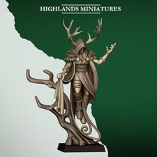 Highland Miniatures Feral Elf Druid