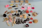 Vintage Barbie Growin Hair Accessories Purses 3  Mini Day At The Fair Barbies